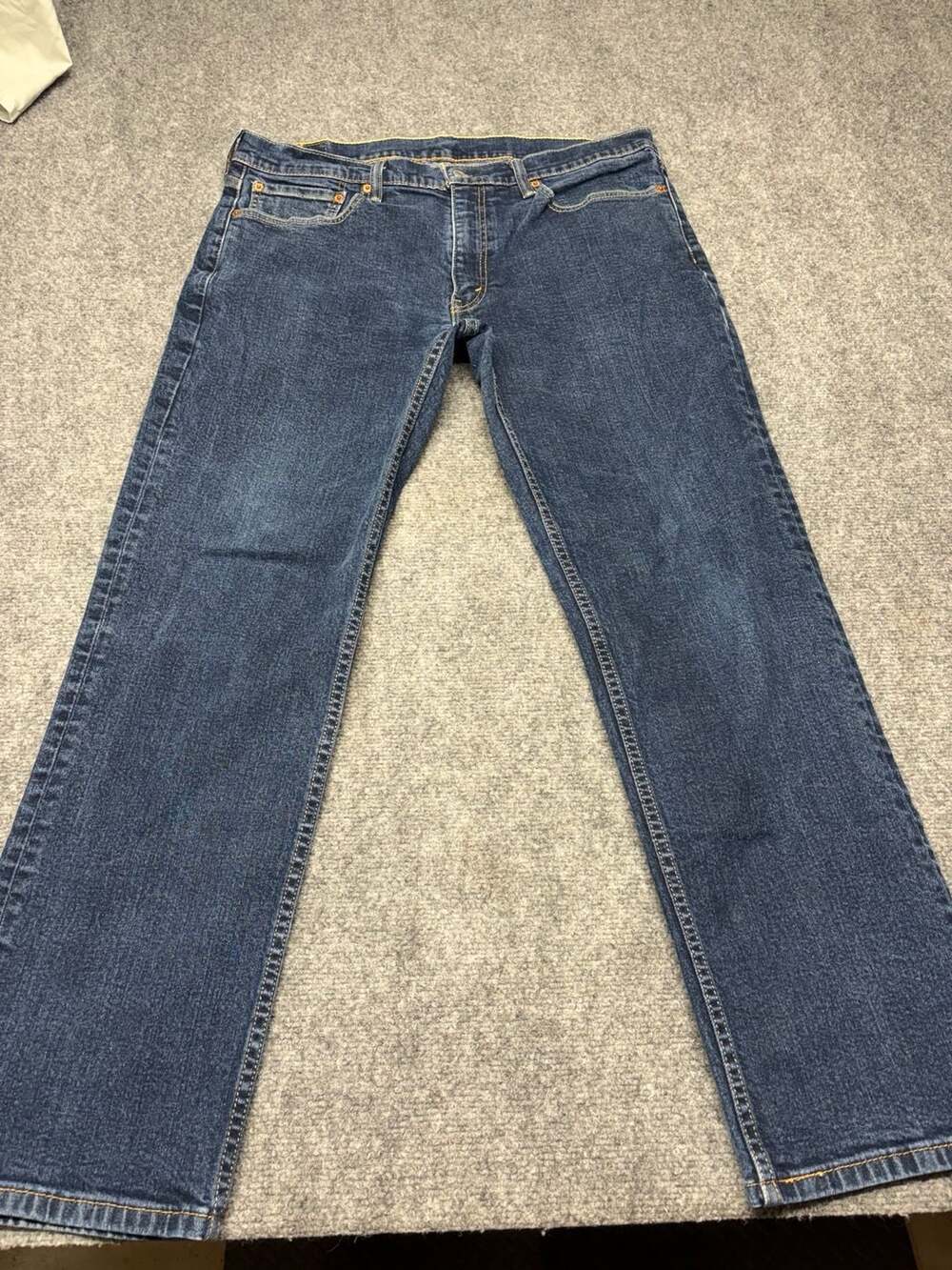 Levi's 514 Straight Fit Mens Blue Denim Jeans W36 L30-limited wear/use-EUC. Perf
